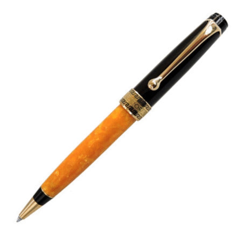Aurora Optima Auroloide Gold O Sole Mio Ballpoint Pen