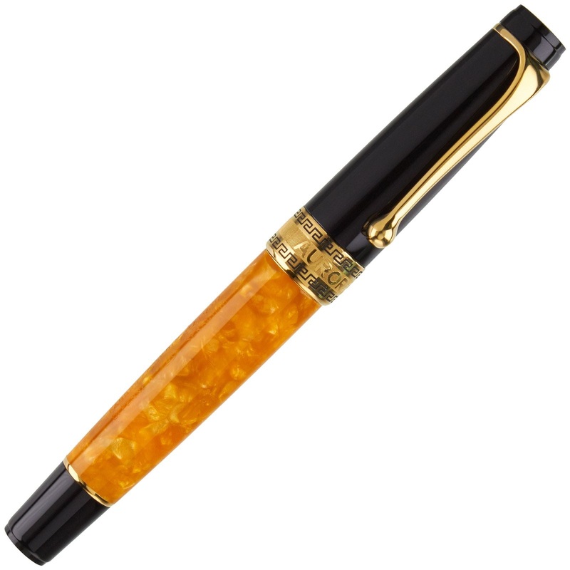 Aurora Optima Auroloide Gold O Sole Mio Rollerball Pen