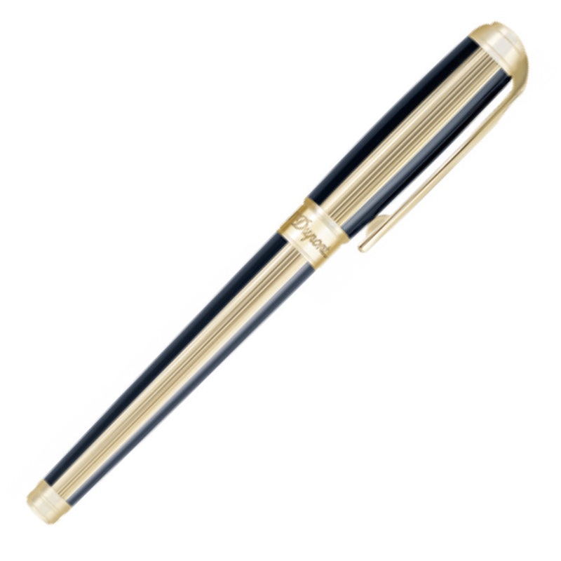ST Dupont Line D Windsor Blue and Gold Rollerball Pen