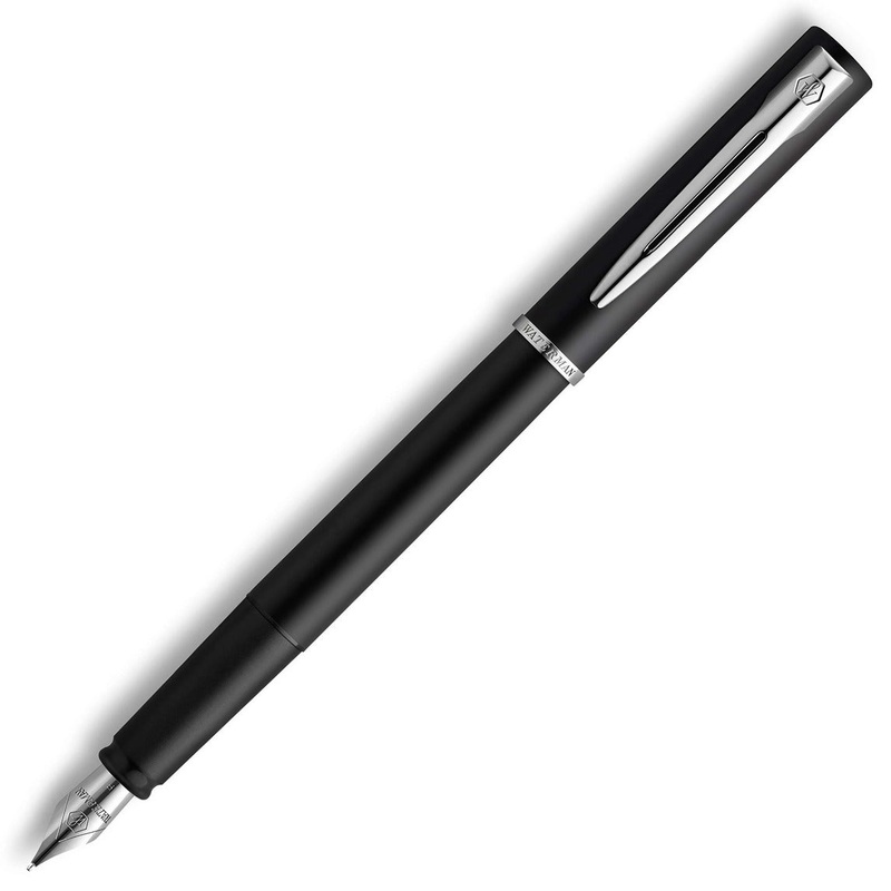 Waterman Allure Black Lacquer & Chrome Fountain Pen