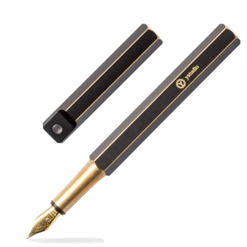ystudio Brassing Portable Fountain Pen