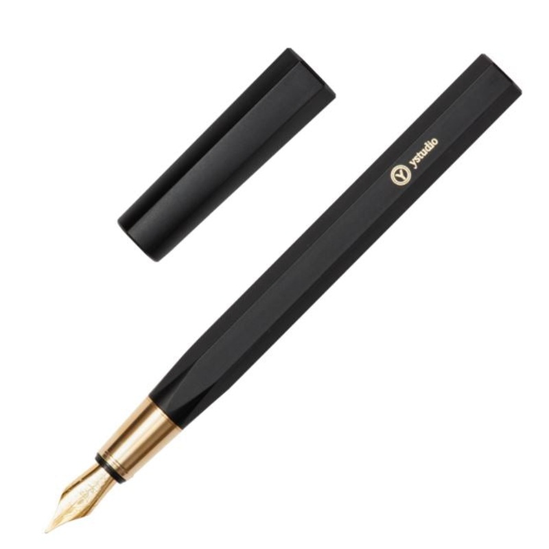 ystudio Resin Black Fountain Pen