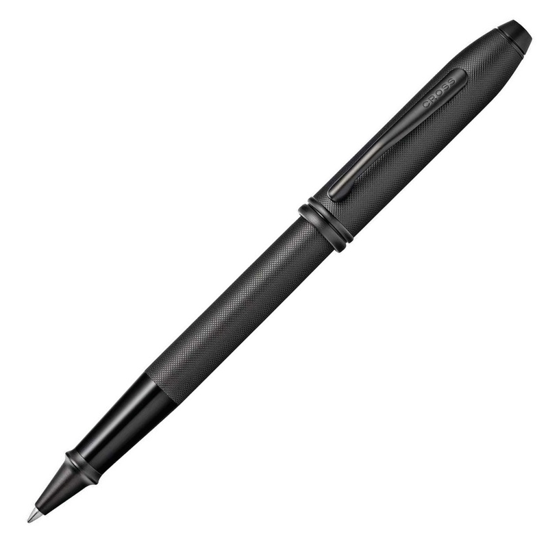 Cross Townsend Black Micro Knurl Rollerball Pen