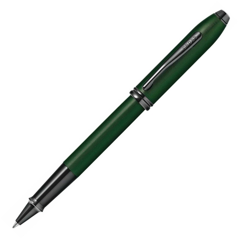 Cross Townsend Midnight Green Micro Knurl Rollerball Pen