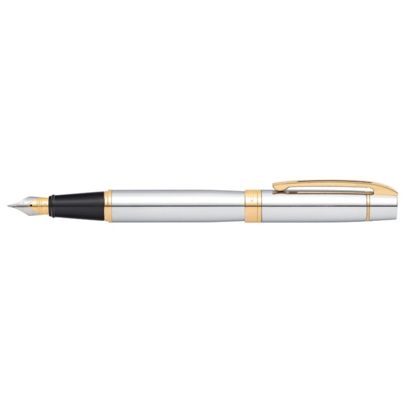 Sheaffer 300 Chrome with Gold Tone TrimFountain Pen