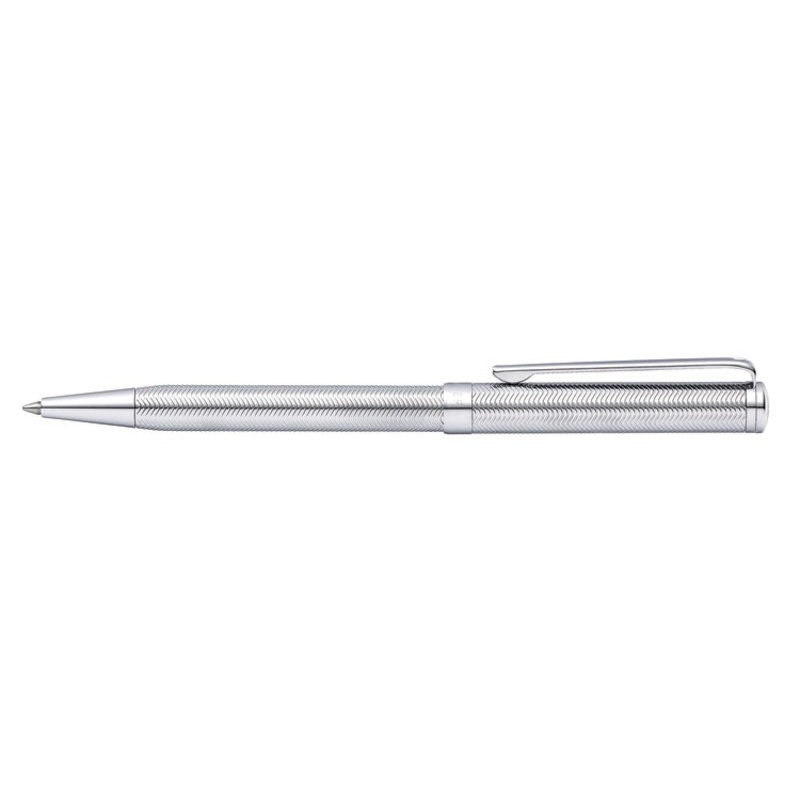 Sheaffer Intensity Engraved Chromew/Chrome Cap Chrome Trim Ballpoint Pen