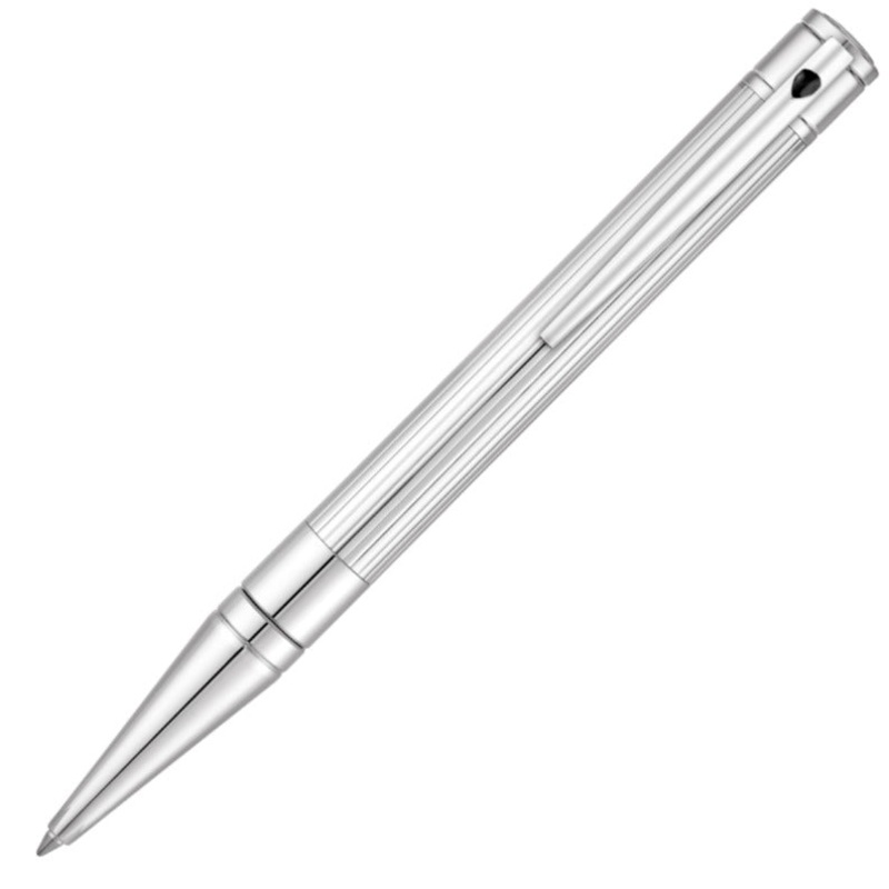 ST Dupont D-Initial Chrome Ballpoint Pen