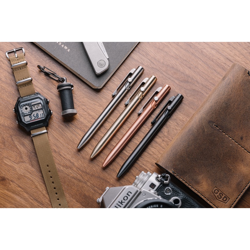 Tactile Turn Slim Bolt Action Pen - Titanium