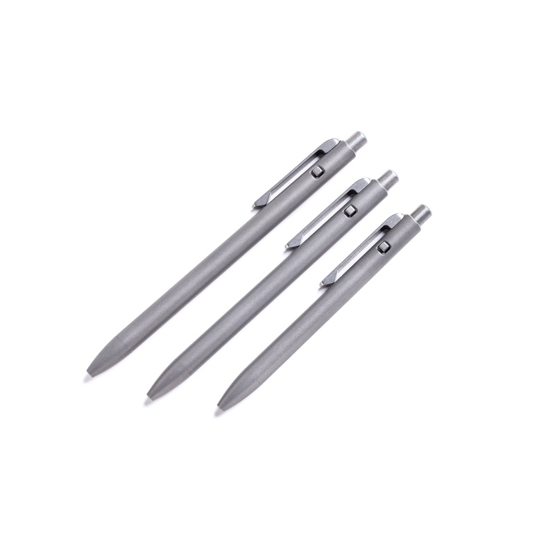 Tactile Turn Slim Side Click Pen - Stonewashed Titanium