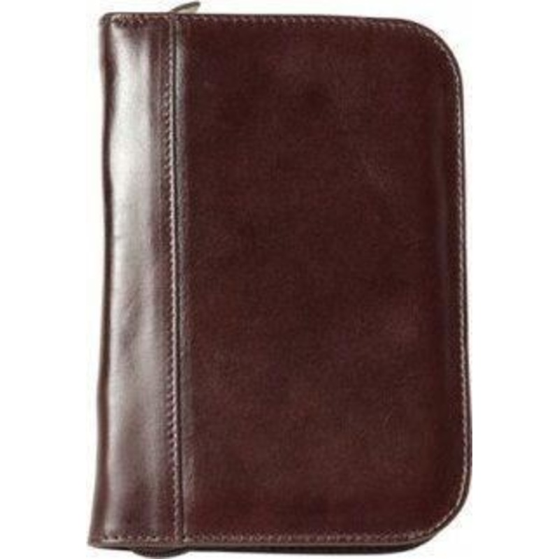 Aston Leather Collector's 10 Pen Case Brown