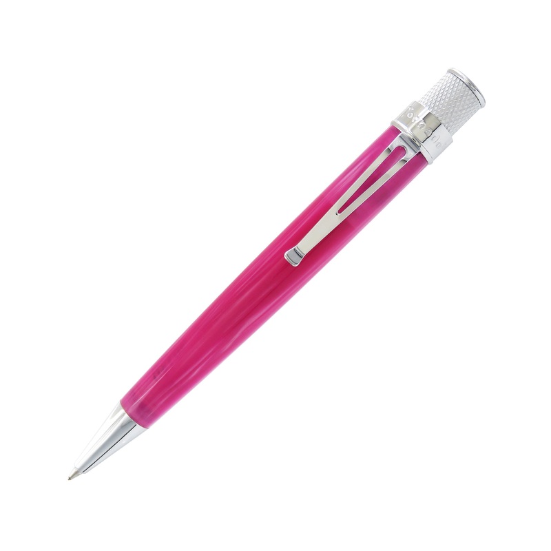 Retro 1951 Vault - Pink Cotton Candy Acrylic Tornado Rollerball