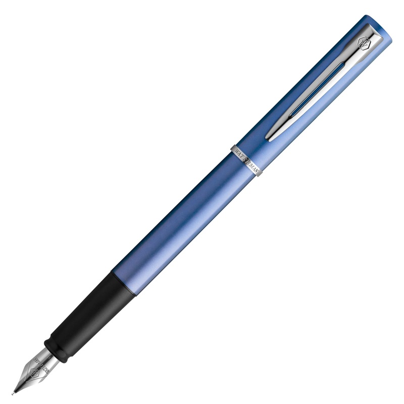 Waterman Allure Blue Lacquer & Chrome Fountain Pen
